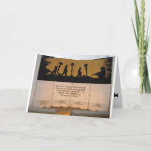 Jersey Barrier Memorial/Garfield Quote Kaart