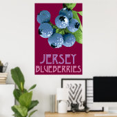 Jersey_Blueberries Poster (Thuiskantoor)