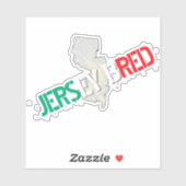 JERSEY BRED (Italian) Sticker (Vel)