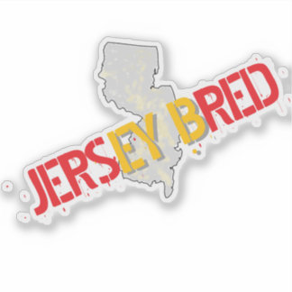 JERSEY BRED (Spanish) Sticker