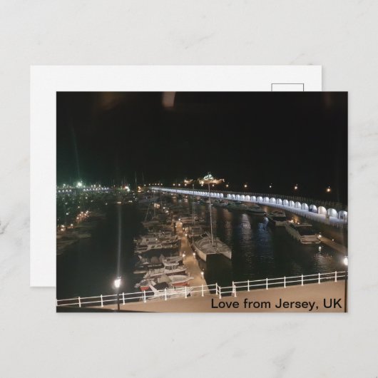 Jersey, carte postale britannique (Devant / Derrière)