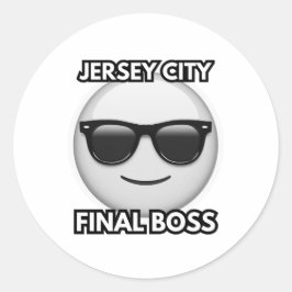 Jersey City Eindbaas Sticker