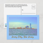 Jersey City, New Jersey, VS. Briefkaart (Voorkant / Achterkant)