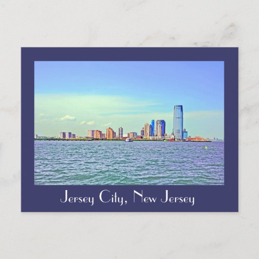 Jersey City, New Jersey, VS. Briefkaart (Voorkant)