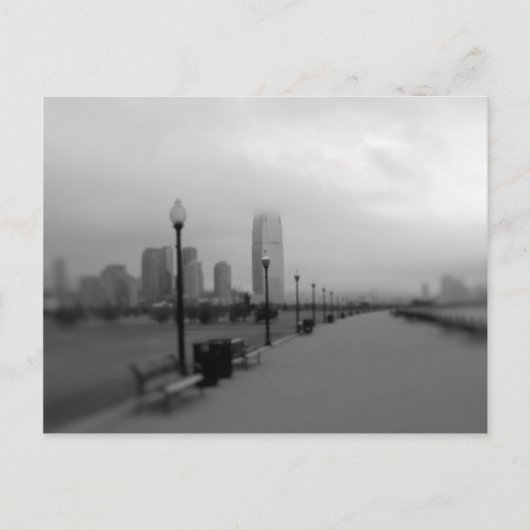 Jersey City of Liberty State Park Briefkaart (Voorkant)