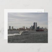 Jersey City Skyline #1-1 Briefkaart (Voorkant / Achterkant)