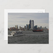 Jersey City Skyline #1-2 Briefkaart (Voorkant / Achterkant)