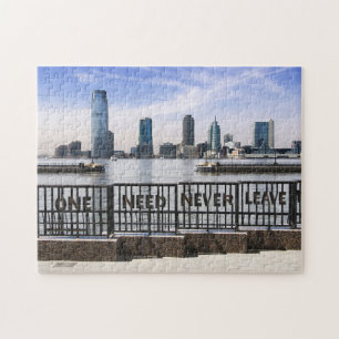 Jersey City Skyline One heeft nooit nodig Legpuzzel