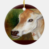 Jersey Cow acoe Ornament (Achterkant)