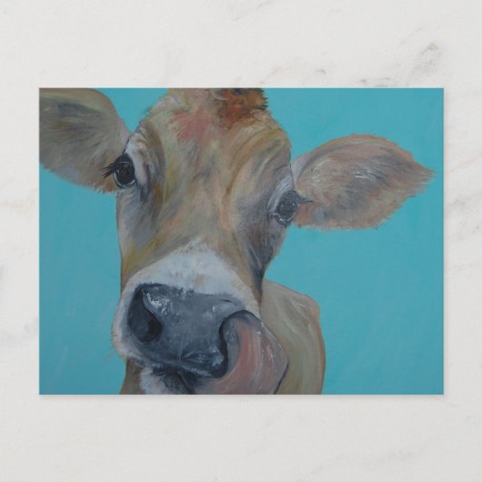 Jersey Cow Briefkaart (Voorkant)