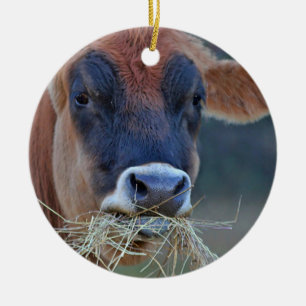 Jersey Cow Keramisch Ornament