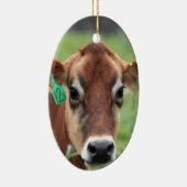Jersey Cow Keramisch Ornament (Rechts)