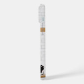 Jersey de basketball blanc et bleu personnalisé (Côté gauche)