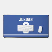 Jersey de football bleu avec numéro (Clavier et souris)