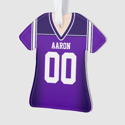 Jersey de football violet/blanc (devant)