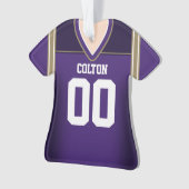 Jersey de football violet/or (devant)