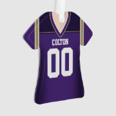 Jersey de football violet/or (devant)