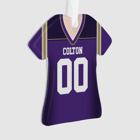 Jersey de football violet/or (devant)
