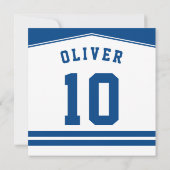Jersey de hockey sur glace Invitations à la fête à (Dos)
