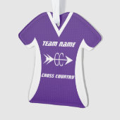 Jersey de sport violet cross-country (devant)