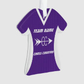 Jersey de sport violet cross-country (devant)