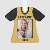 Jersey de volleyball avec option photo et couleur (dos)