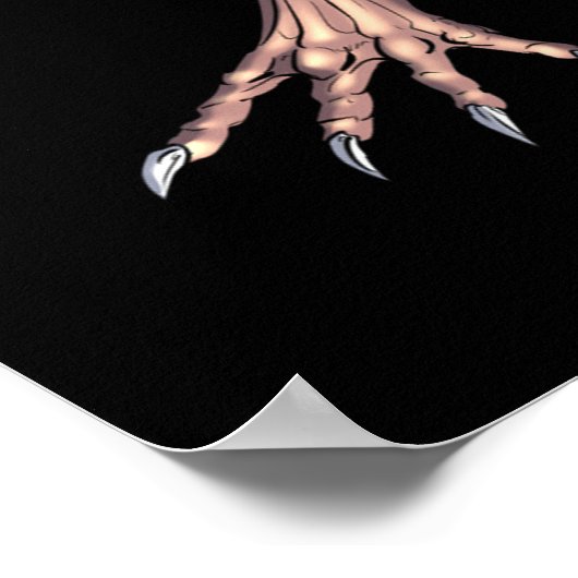 Jersey Devil Cryptid Creature Poster (Hoek)