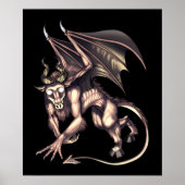 Jersey Devil Cryptid Creature Poster (Voorkant)