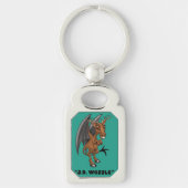 Jersey Devil, J.D. Wozzle" Cryptid Sleutelhanger (Voorkant)