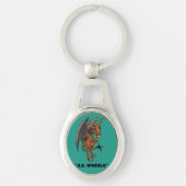 Jersey Devil, J.D. Wozzle" Cryptid Sleutelhanger (Voorkant)