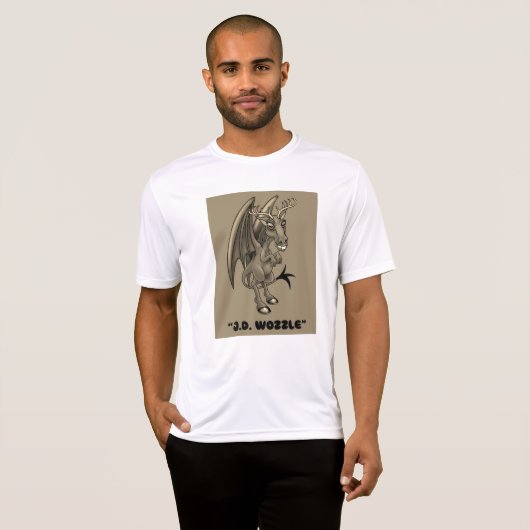 Jersey Devil "J.D. Wozzle" T-shirt Cryptid (Devant entier)