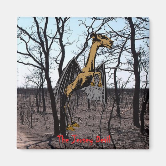 Jersey Devil Magnet Magneet (Voorkant)