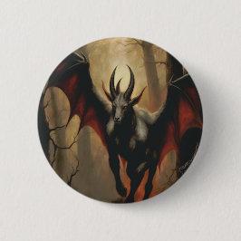 Jersey Devil Renaissance knoppen Ronde Button 5,7 Cm