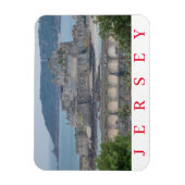 Jersey Elizabeth Castle in de buurt van een koelka Magneet (Verticaal)