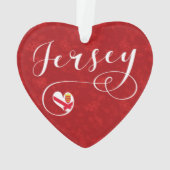 Jersey Flag Heart, Îles Anglo-Normandes (dos)
