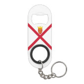 Jersey Flag Mini Flessenopener (Achterkant)