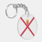 Jersey Flag Sleutelhanger (Voorkant Links)