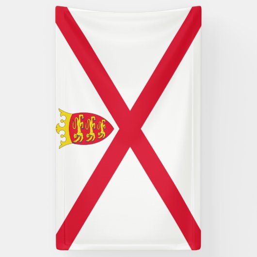 Jersey Flag Spandoek (Verticaal)