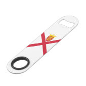 Jersey Flag Speed Flessenopener (Achterkant Gekanteld)