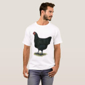 Jersey Giant: Black Hen T-shirt (Voorkant volledig)
