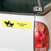 Jersey Giant Chickens Bumpersticker (Op Truck)