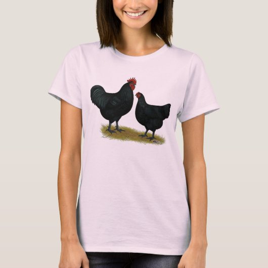 Jersey Giant Chickens T-shirt (Voorkant)