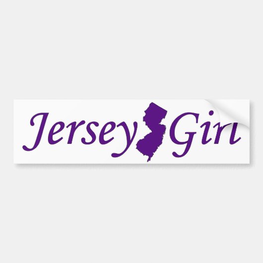 Jersey Girl Bumpersticker (Voorkant)