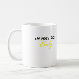 JERSEY GIRL ENDY COFFEE MOK - WHITE