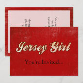 Jersey Girl Kaart (Voorkant / Achterkant)