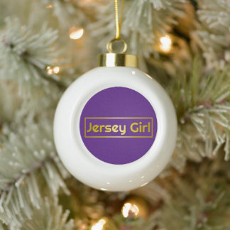 Jersey Girl Keramische Bal Ornament