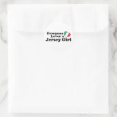 Jersey Girl Ronde Sticker (Tas)