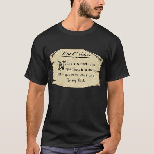 "Jersey Girl" T-shirt (Voorkant)