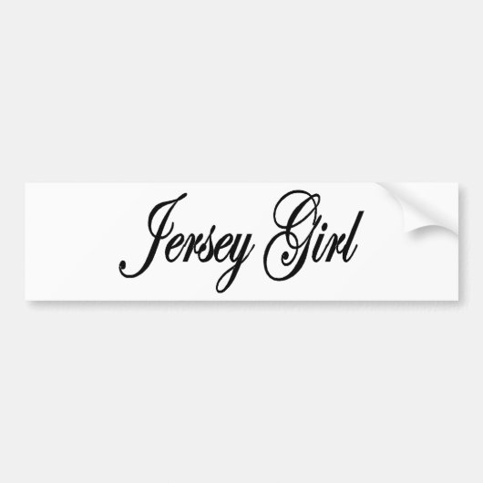 Jersey Girls Bumpersticker (Voorkant)