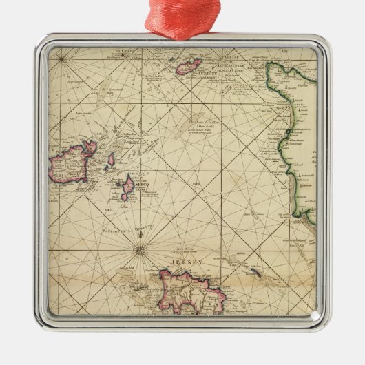 Jersey, Guernsey Metalen Ornament (Voorkant)